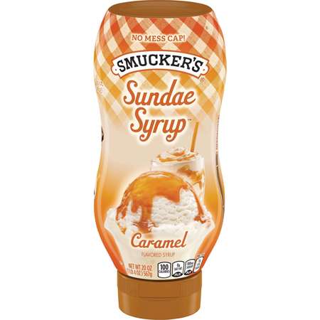 Smuckers Smucker's Caramel Syrup 20 oz. Bottle, PK12 5150002512